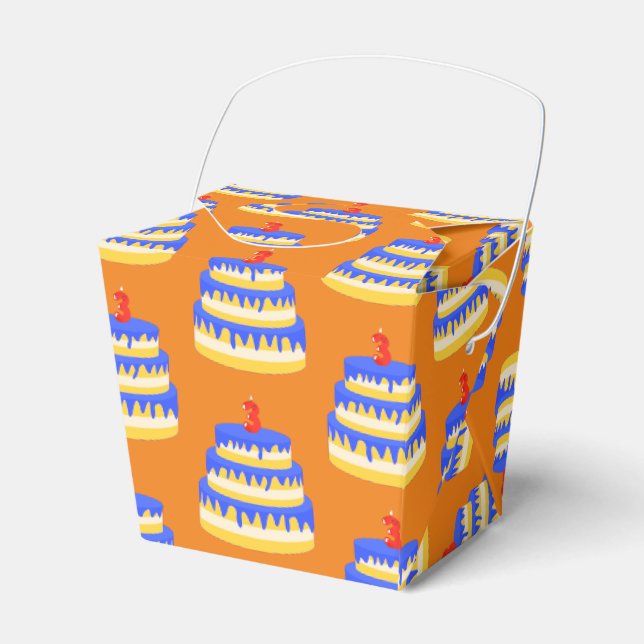 Caja Para Regalos 3.ᵉʳ Pastel Azul (Front Side)