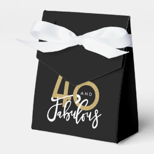 Caja Para Regalos 40 y fabuloso 
