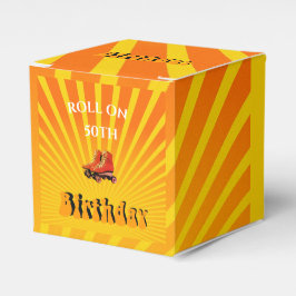 Caja Para Regalos 50.º Patinaje Nacido En Los 70