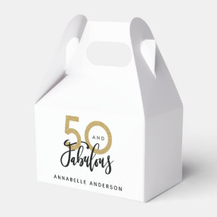 Caja Para Regalos 50 y fabuloso cumpleaños