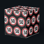 Caja Para Regalos 50th Birthday Speed Limit Sign - ANY AGE<br><div class="desc">Customise your age with this speed limit sign party theme. Please check the matching collection for COORDINATING ITEMS.
Original artworks by PUPSIKU STUDIO. 100% unique product.</div>