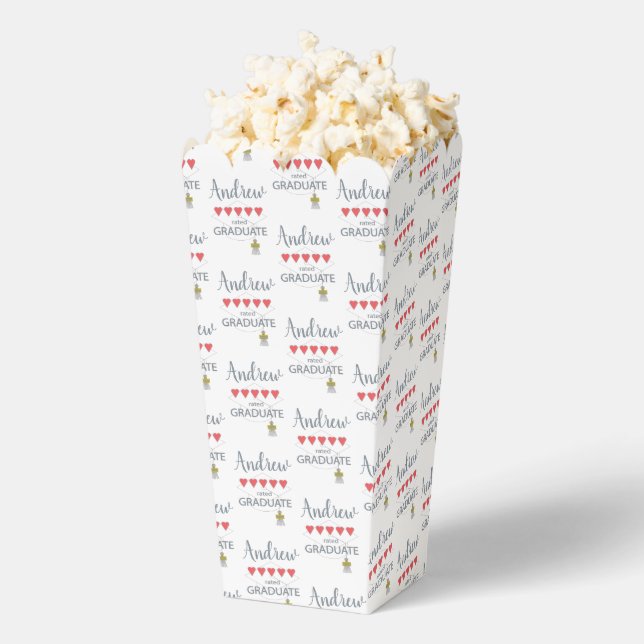 Caja Para Regalos 5 Graduado Cardíaco Popcorn (apareció)