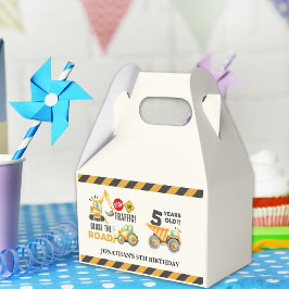 Caja Para Regalos 5th birthday boy construction theme