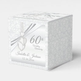 Caja Para Regalos 60.º Aniversario del Boda del Diamante