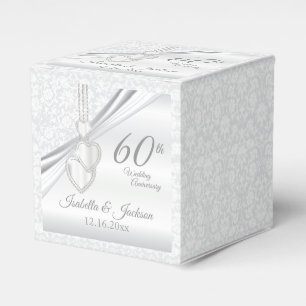Caja Para Regalos 60.º Aniversario del Boda del Diamante