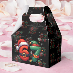 Caja Para Regalos 67 Meme Seis Siete Bruh Divertida Navidad 6 7