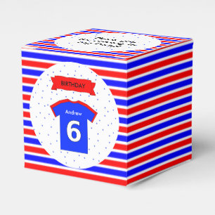 Caja Para Regalos 6.ª fiesta de cumpleaños personalizado deportes de