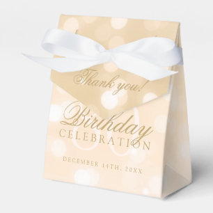 Caja Para Regalos 80.o El cumpleaños le agradece las luces de la