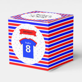 Caja Para Regalos 8.ª fiesta de cumpleaños deportes de nombre person