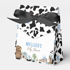 Caja Para Regalos A Little Cowboy Wild West Western Boy Baby Shower