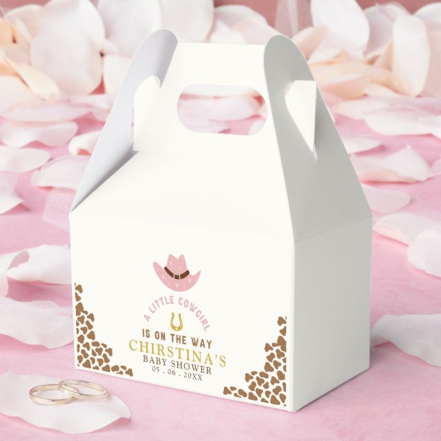 Caja Para Regalos A Little Cowgirl Is on The Way (Boda)