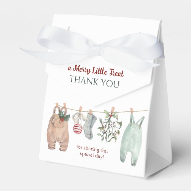 Caja Para Regalos A Merry Little Christmas Clothes Thank You (Front Side)