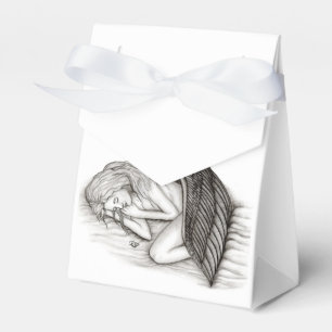 Caja Para Regalos A sleeping Angel - Black and white Design