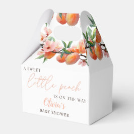 Caja Para Regalos A Sweet Little Peach Baby Shower