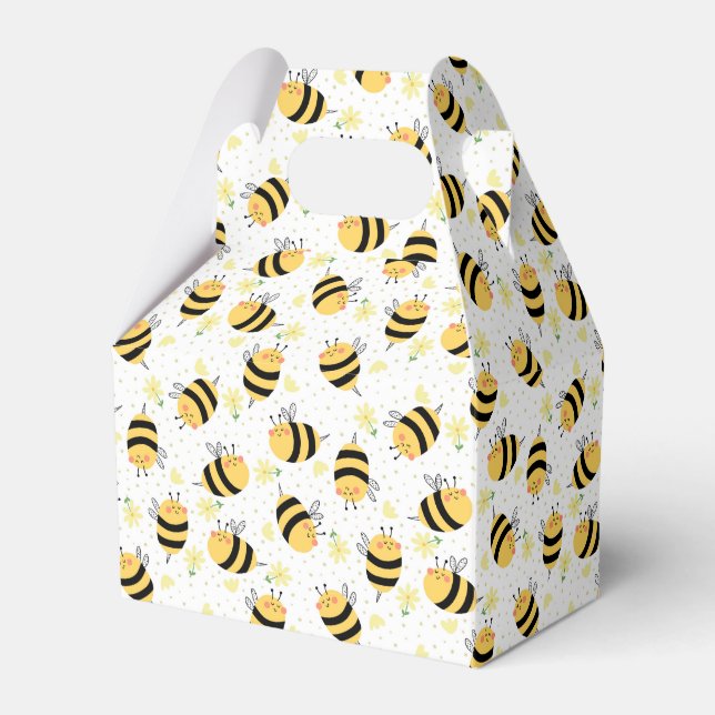 Caja Para Regalos Abeja de miel y girasoles (Front Side)