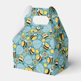 Caja Para Regalos Abeja de miel y girasoles