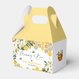 Caja Para Regalos Abeja Mamá De Baby Shower Para Ser Neutral De Géne