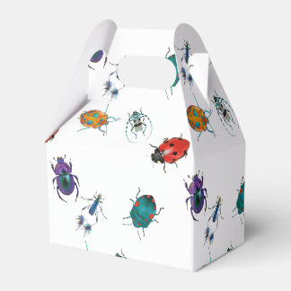 Caja Para Regalos Abejas coloridas