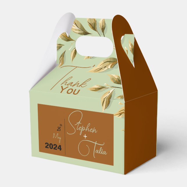 Caja Para Regalos Abraza la elegancia natural (Reverso)