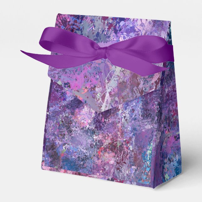 Caja Para Regalos Abstracción violeta (Front Side)
