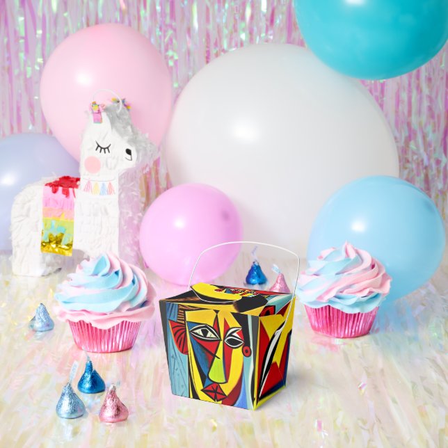Caja Para Regalos Abstract Art Party Favor (Fiesta)