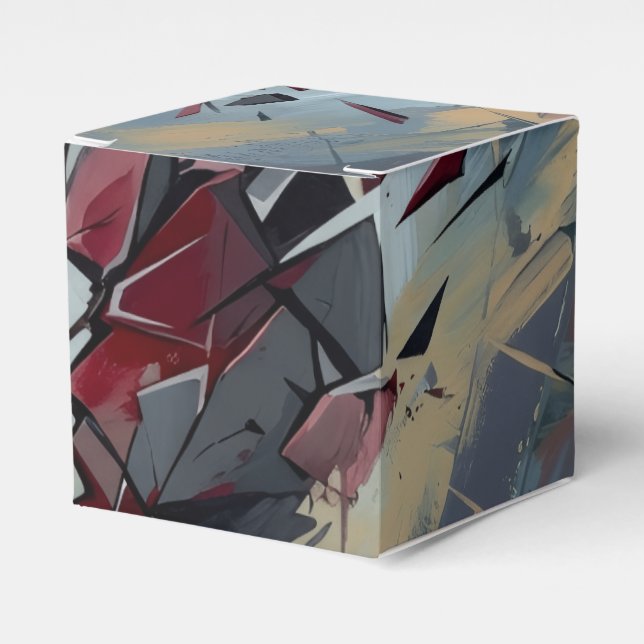 Caja Para Regalos Abstracto (Costado Anverso)