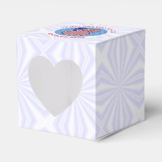 Caja Para Regalos Abuela Ángel Corazón Bandera de EE. UU. Personaliz