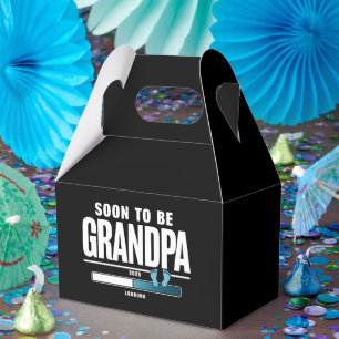 Caja Para Regalos Abuelo Pronto a Ser EST. 2025 Nuevo Abuelo