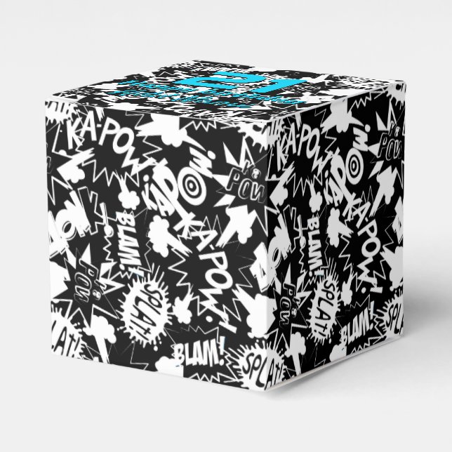 Caja Para Regalos Acciones de historietas (Costado Anverso)