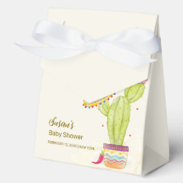 Caja Para Regalos Acuarela Cactus Taco 'Bout A Baby Baby Shower