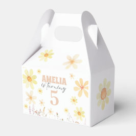 Caja Para Regalos Acuarela Daisy Birthday