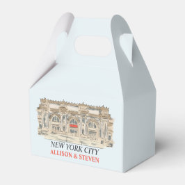 Caja Para Regalos acuarela de Nueva York