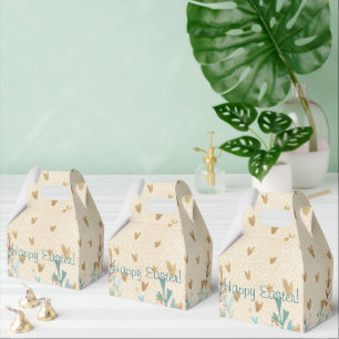 Caja Para Regalos Acuarela ¡Feliz Pascua! Conejo de Pascua