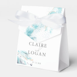 Caja Para Regalos Acuarela Floral de Limón Citrico