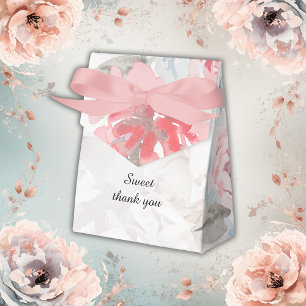 Caja Para Regalos acuarela floral flor silvestre rosa peony boda