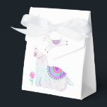 Caja Para Regalos Acuarela Llama Kids Birthday Fiesta<br><div class="desc">La fiesta de cumpleaños de Llama Cute saca personalizable a los detalles de tu evento.</div>