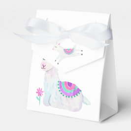 Caja Para Regalos Acuarela Llama Kids Birthday Fiesta