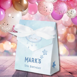 Caja Para Regalos acuarela Oso azul