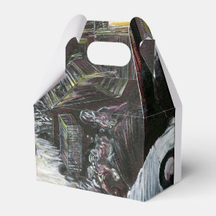 Caja Para Regalos Acuático, pero besado con viento desierto