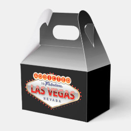 Caja Para Regalos Adicto a Las Vegas, Rótulo gracioso de Nevada
