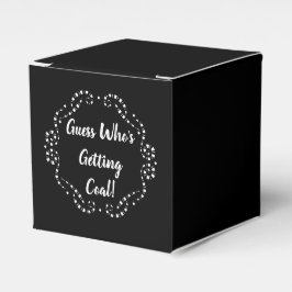 Caja Para Regalos Adivina quién está obteniendo carbón | Favor Box
