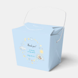Caja Para Regalos Adorable Blue Dreamy Baby Boy Shower