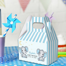Caja Para Regalos Adorable Elephant Baby Shower Boy