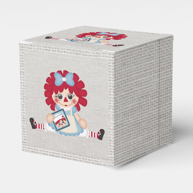 Caja Para Regalos Adorable muñeca raggedy country (Costado Anverso)