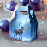Caja Para Regalos Adorables Navidades editables de invierno Wonderla<br><div class="desc">En una noche de invierno, fresca y tranquila, te topas inesperadamente con un reno. Permaneciendo majestuosamente en el borde del bosque, su nariz brilla. Te miras a los ojos del otro por un breve momento antes de que se desvanezca mágicamente en el cielo nocturno... Esta es la historia detrás de...</div>