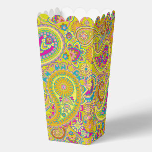 Caja Para Regalos Adornos de Paisley / Patrón 1