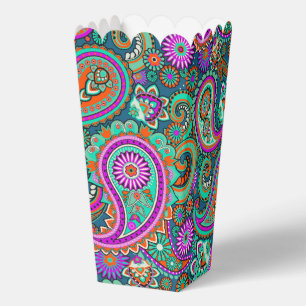 Caja Para Regalos Adornos de Paisley / Patrón 2