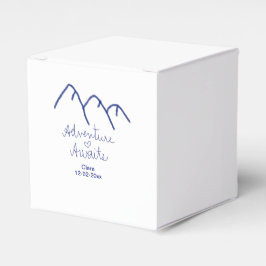 Caja Para Regalos Adventure awath blue mountain heart add name