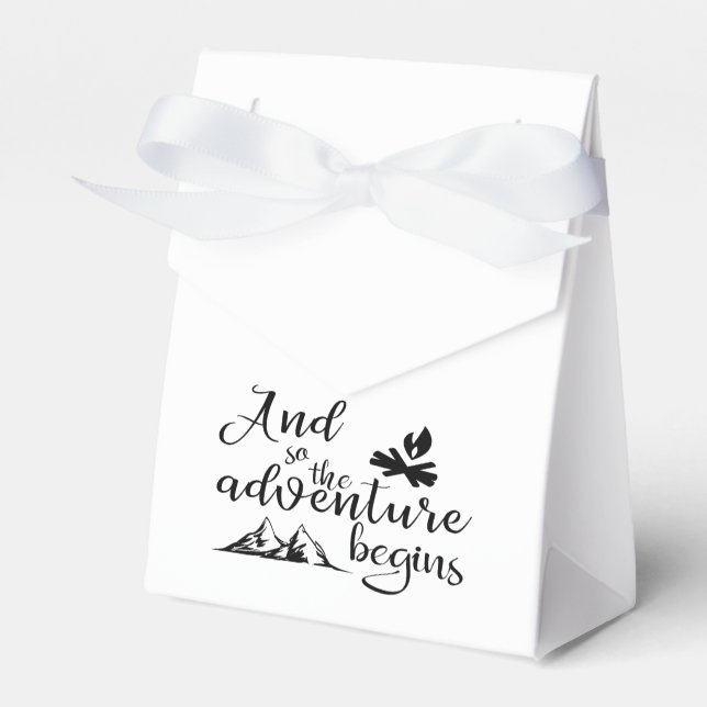 Caja Para Regalos Adventure Begor Favor Box (Front Side)