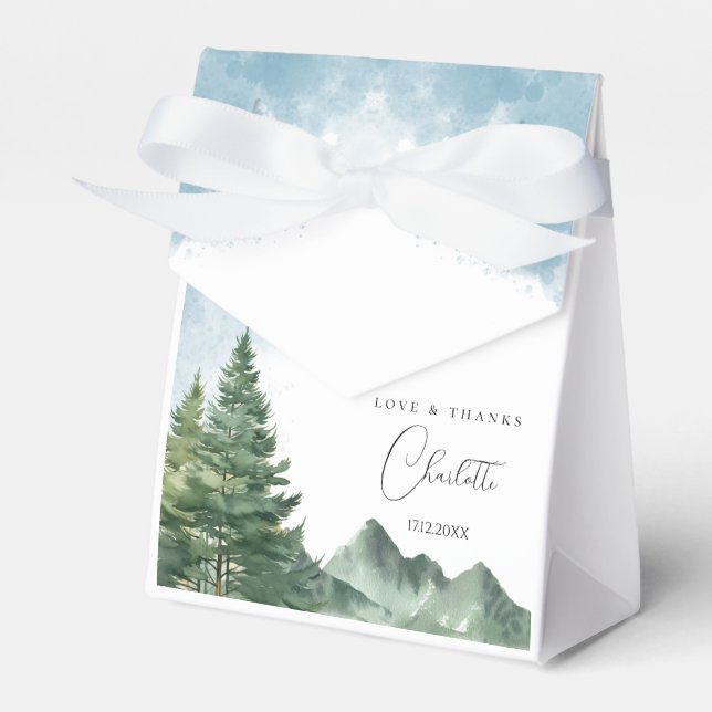 Caja Para Regalos Adventure Forest Boy Baby Shower Favorito Box (Front Side)